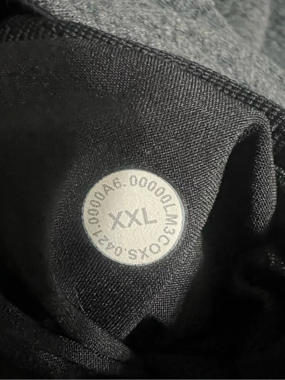 Lululemon At Ease Crew Waffle Texture Dark Grey Size XXL